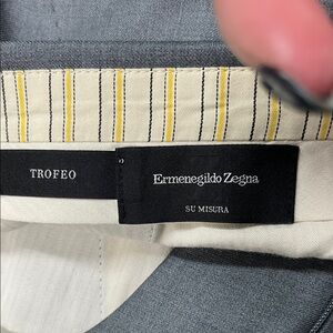 EUC Ermenegildo Zegna Gray Trofeo Dress Pants Mens